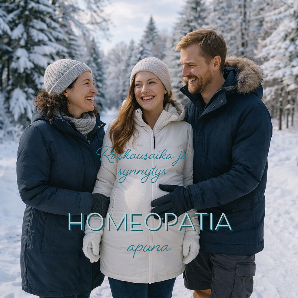 Raskausaika ja synnytys, homeopatia apuna - kaupan päälle homeopatian pääperiaatteet! by TAIMI koulutus Oy